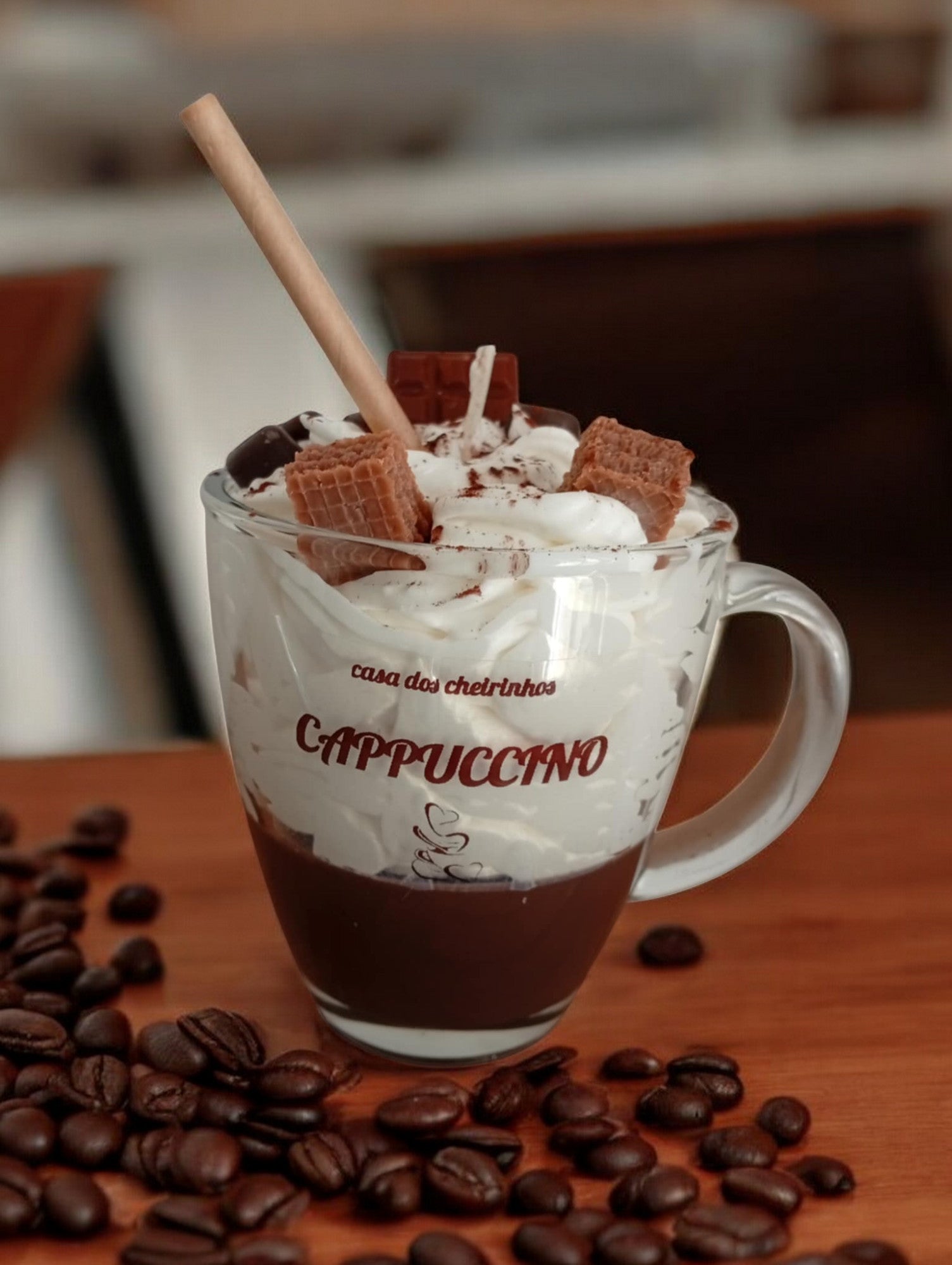 Cappuccino candle