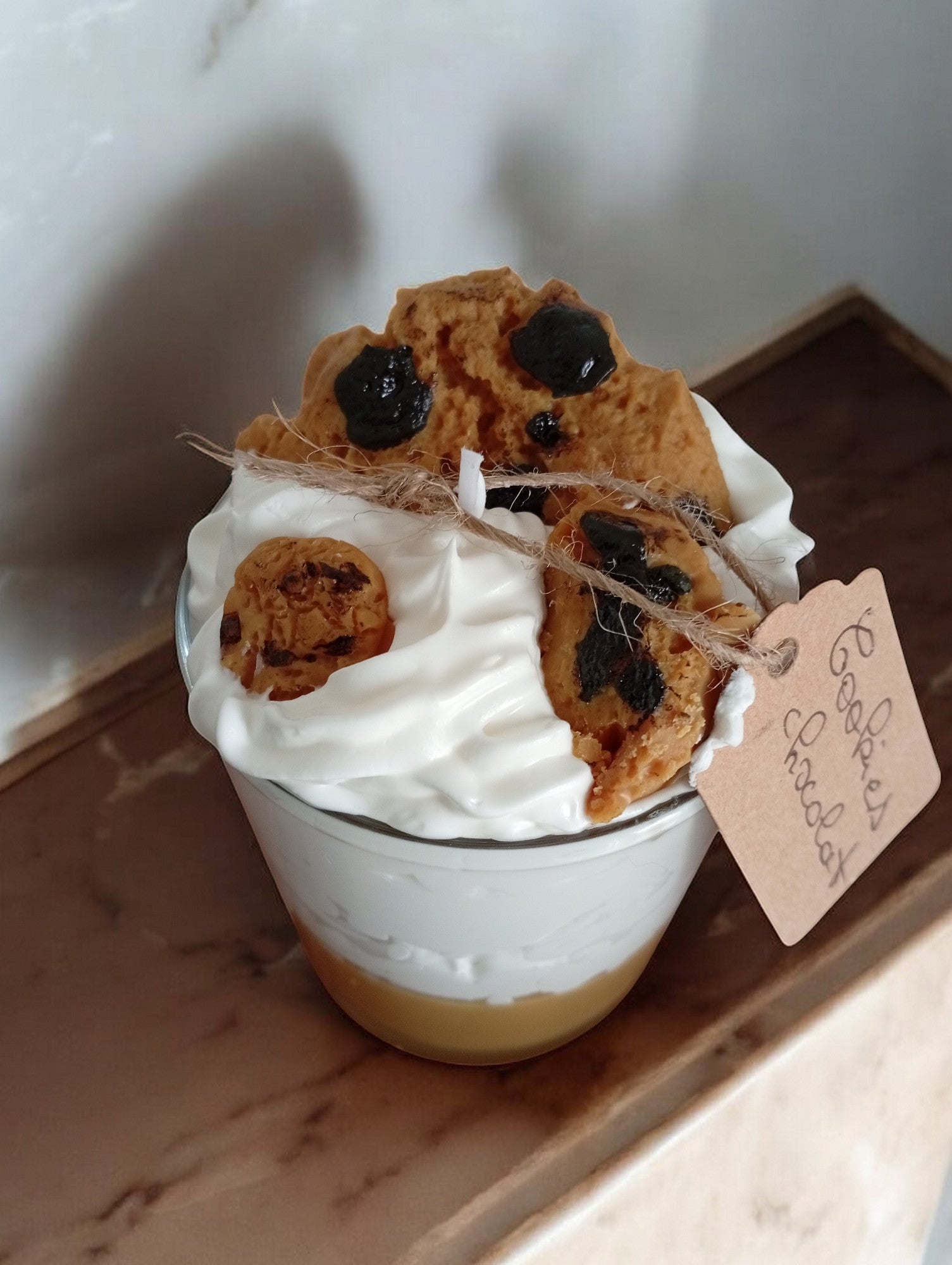 Chocolate Cookie Candle