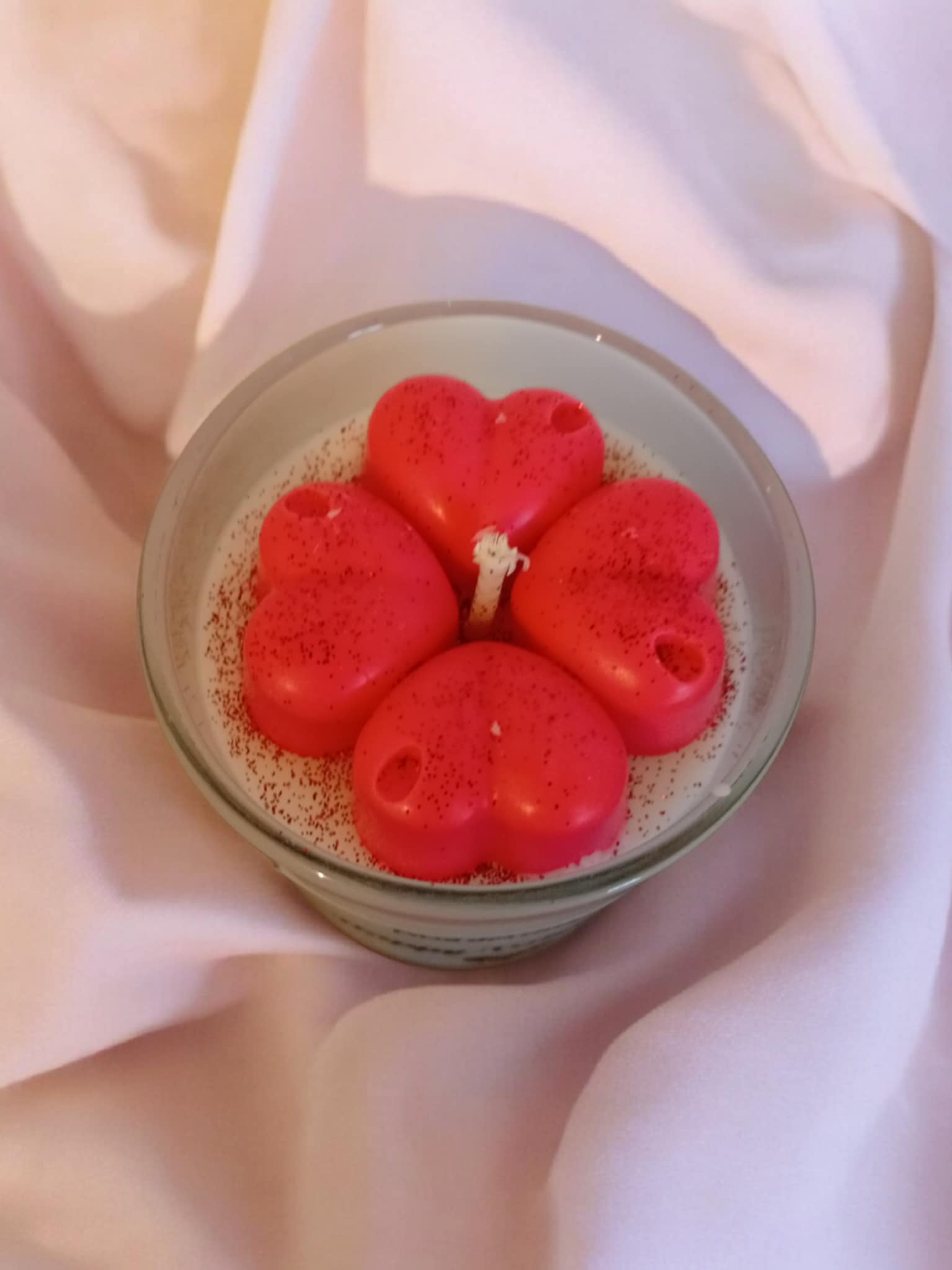 Bougie Happy Valentine's jasmin