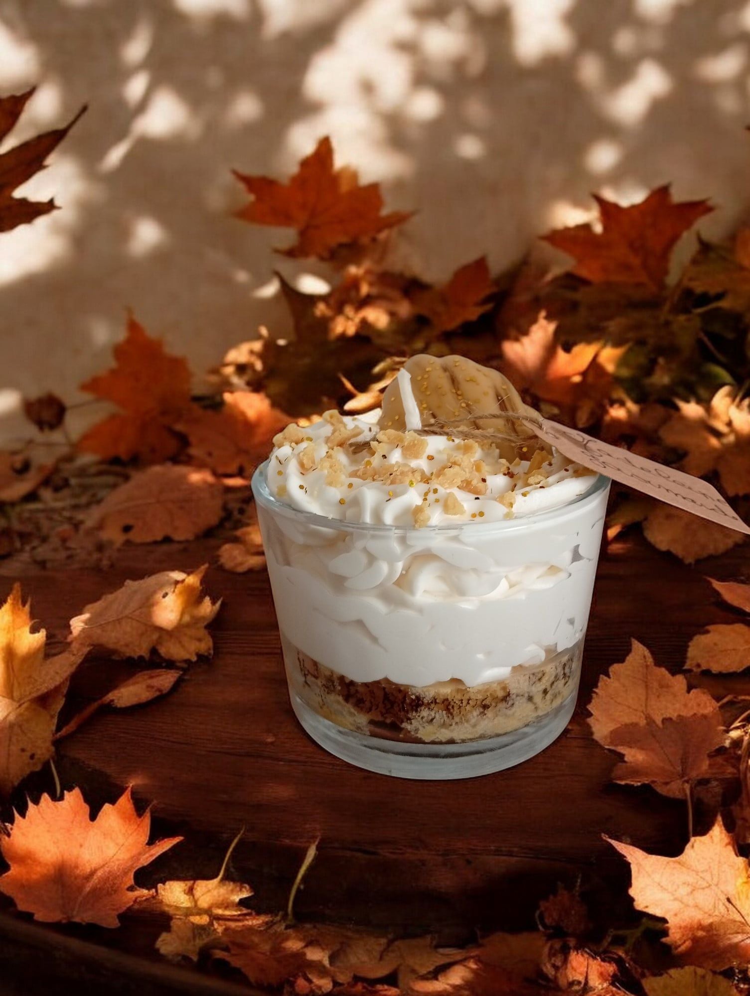 Gourmet madeleine candle