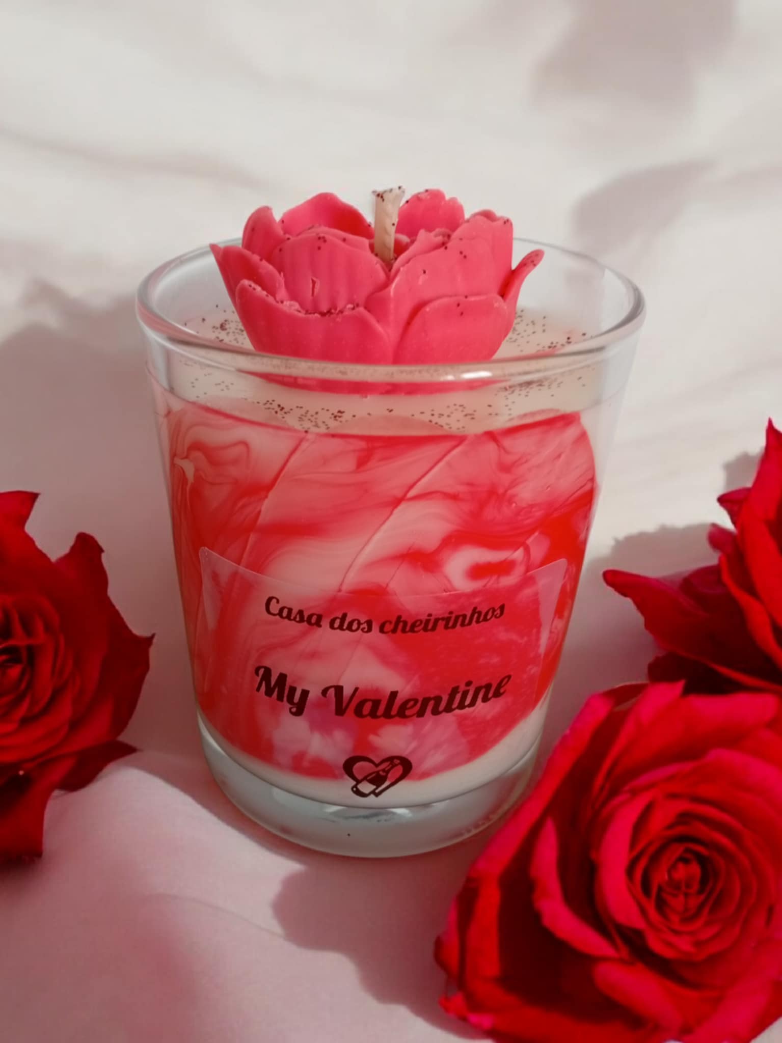 Bougie My Valentine framboise caramel